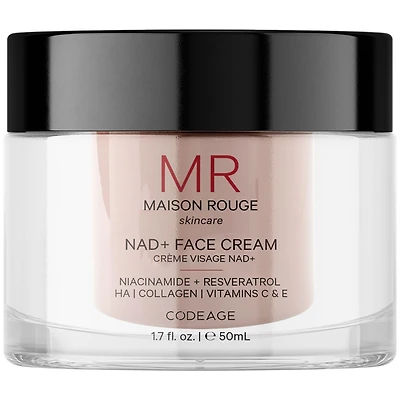 Maison Rouge Nad Face Cream, Resveratrol, Collagen, Niacinamide Hyaluronic Acid, Vitamin C & E, Aloe Vera, Shea Butter, Skin Care Wrinkles Moisturizer