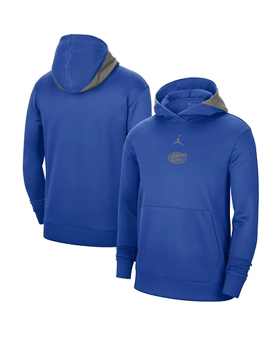 Men's Jordan Royal Florida Gators Team Basketball Spotlight Performance Pullover Hoodie