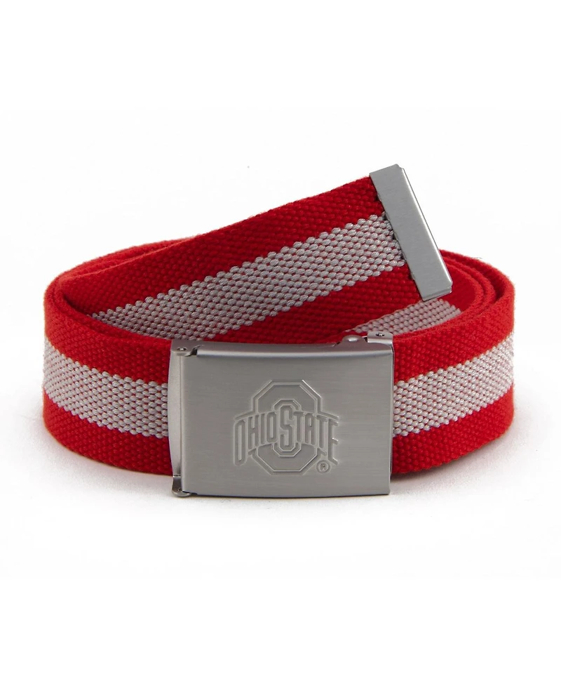 Men's Ohio State Buckeyes Fabric Belt