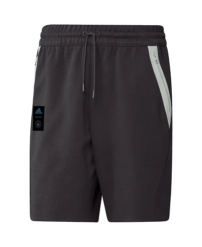 Men's adidas Black Charlotte Fc 2023 Player Travel Shorts