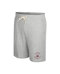 Men's Colosseum Heather Gray Montana Grizzlies Love To Hear This Terry Shorts