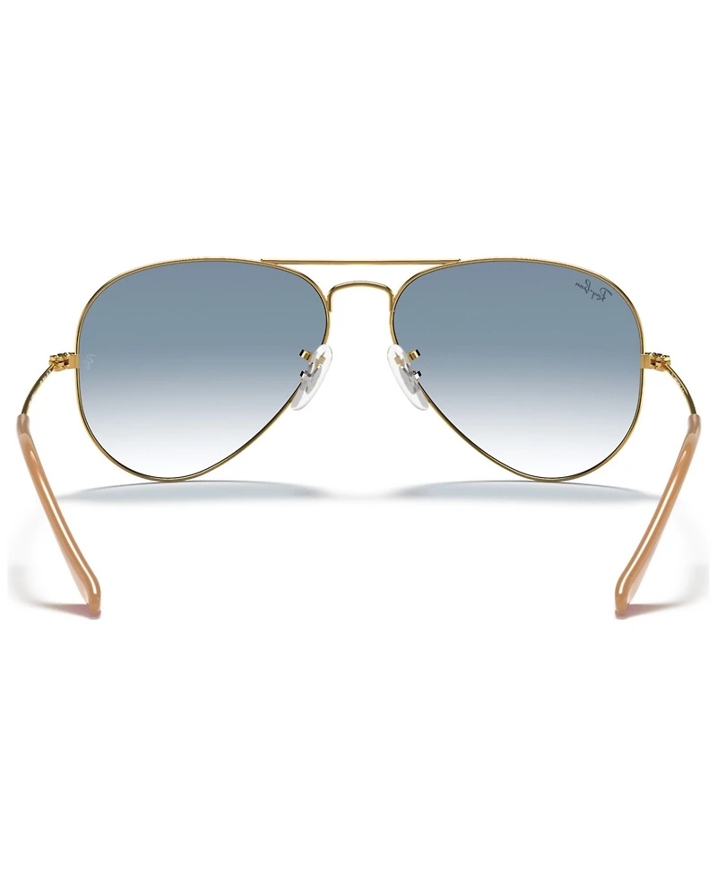Ray-Ban Unisex Sunglasses, RB3025 Aviator Gradient