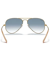 Ray-Ban Unisex Sunglasses, RB3025 Aviator Gradient