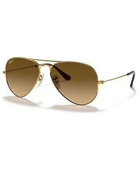 Ray-Ban Unisex Polarized Aviator Classic Sunglasses, RB3025