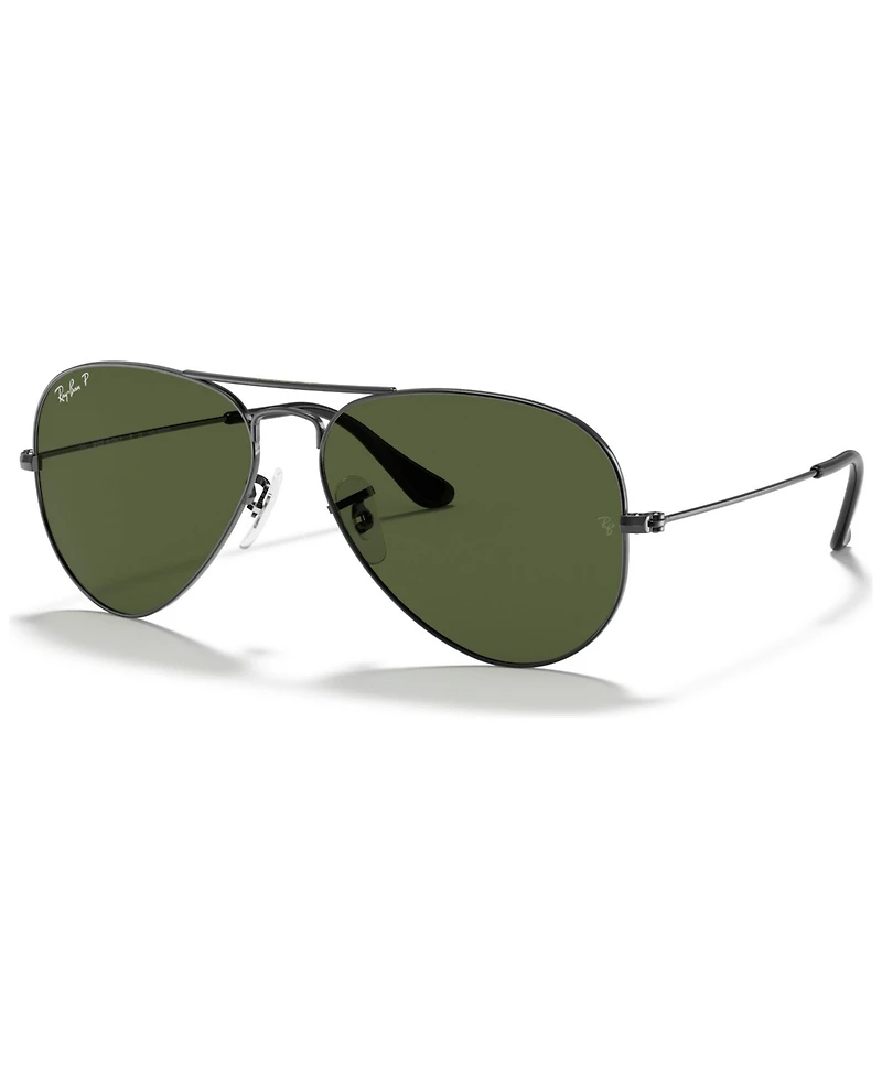 Ray-Ban Unisex Polarized Aviator Classic Sunglasses, RB3025