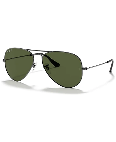 Ray-Ban Unisex Polarized Aviator Classic Sunglasses, RB3025