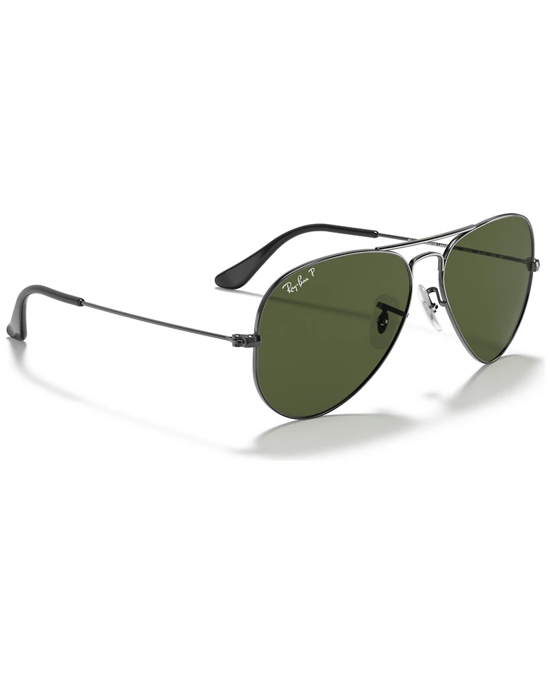 Ray-Ban Unisex Polarized Aviator Classic Sunglasses, RB3025