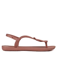 Ipanema Women's Trendy T-strap Flat Sandals