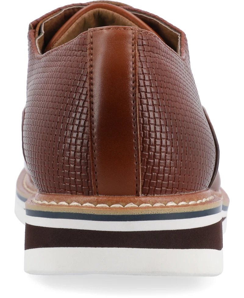 Vance Co. Men's Weber Plain Toe Hybrid Dress Shoes