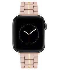 Nine West Women's Rubberized Link Bracelet designed for Apple Watch 42mm (Series 1-3 only) & 44/45/46/49mm (Ultra & Ultra 2)