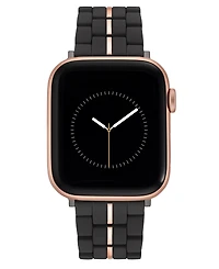 Nine West Women's Rubberized Link Bracelet designed for Apple Watch 42mm (Series 1-3 only) & 44/45/46/49mm (Ultra Ultra 2)