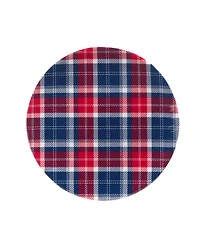 Certified International Patriotic Plaid Melamine 12 Piece Dinnerware Set, Service for 4