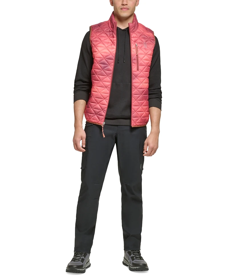 Bass Outdoor Men's Delta Diamond Quilted Packable Puffer Vest