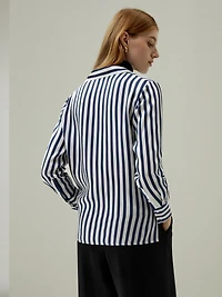 Lilysilk Women's The Amalfi Stripe Silk Shirt