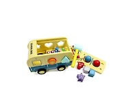 Leo & Friends School Bus Pound Tap Bench