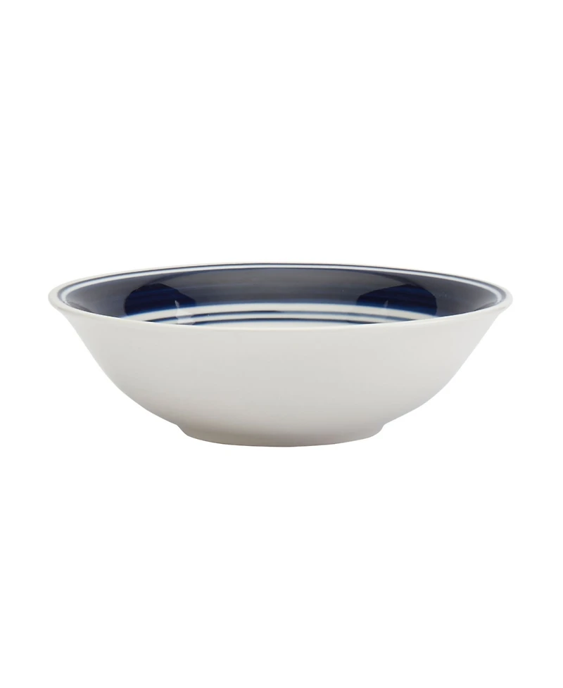 Tabletops Gallery Blue Stripes 16 Pc. Dinnerware Set, Service for 4