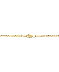 Effy Men's Black Spinel Lion 22" Pendant Necklace (3/8 ct. t.w.) in 14k Gold-Plated Sterling Silver