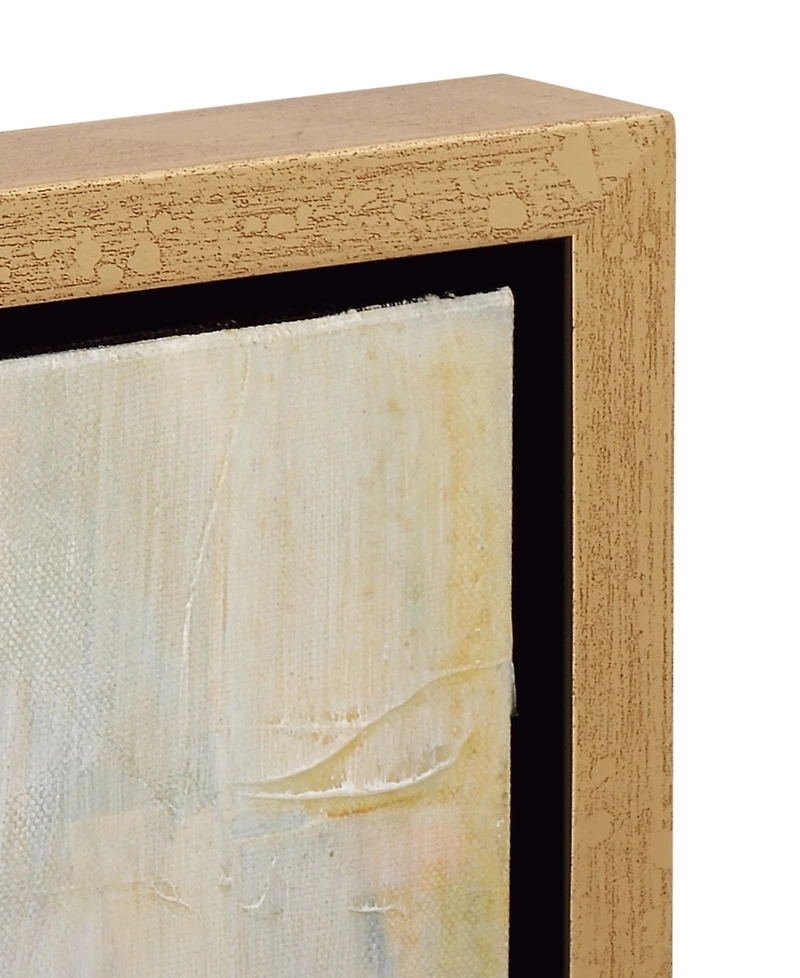 Rosemary Lane Canvas Abstract Framed Wall Art with Gold-Tone Frame, 39" x 2" x 39"