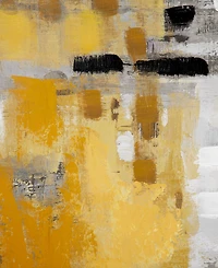 Rosemary Lane Canvas Abstract Framed Wall Art with Gold-Tone Frame, 39" x 2" x 39"