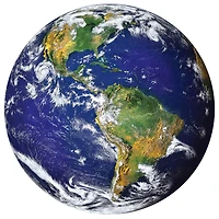 Masterpieces The Earth - 1000 Piece Round Jigsaw Puzzle for Adults