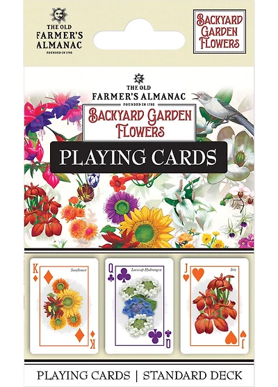 MasterPieces - Backyard Garden Flowers Playing Cards - 54 Card Deck