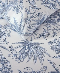 Tommy Bahama Home Pen And Ink Cotton 3 Piece Duvet Cover Set