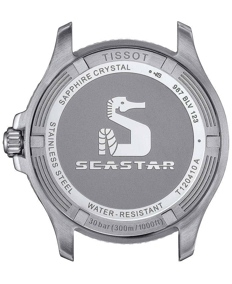 Tissot Men's Swiss Seastar 1000 Stainless Steel Bracelet Watch 40mm