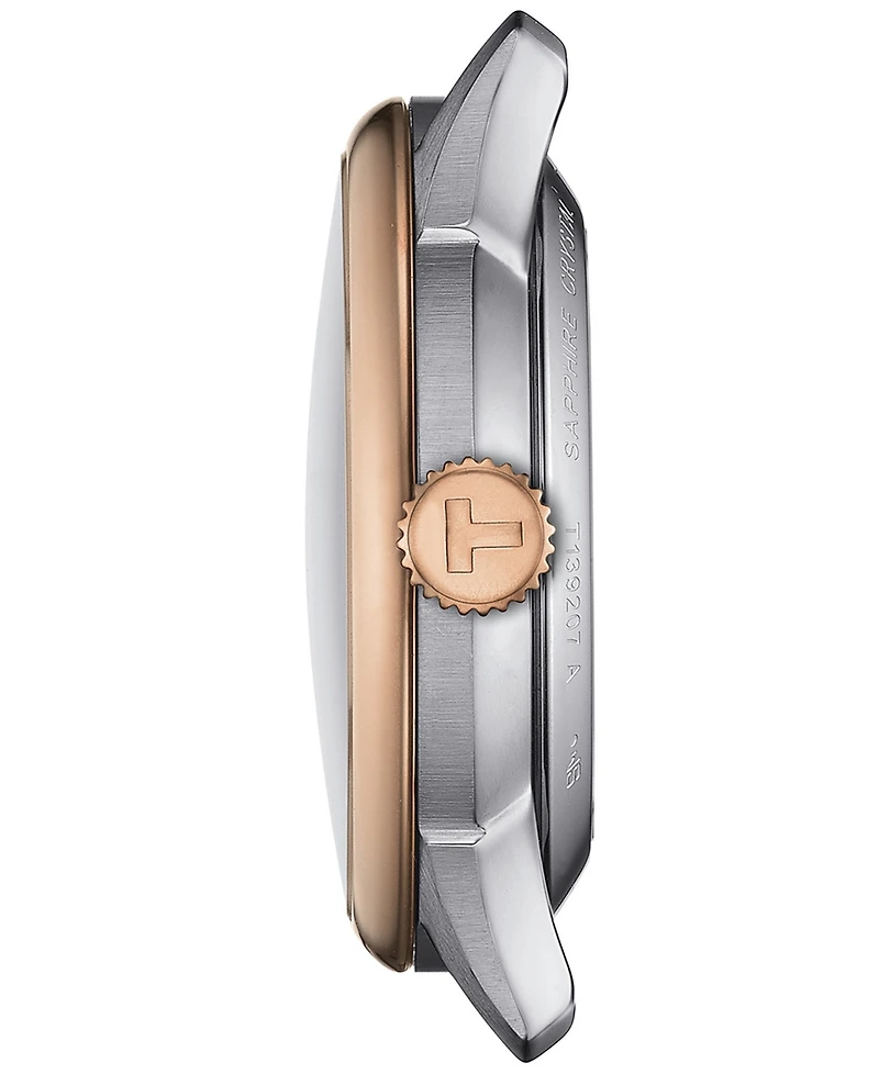 Tissot Women's Swiss Automatic Chemin des Tourelles Powermatic 80 Two-Tone Stainless Steel Bracelet Watch 34mm