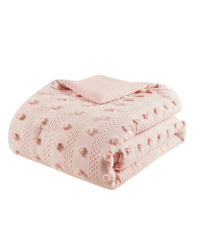 Intelligent Design Lucy Clip Jacquard 3-Piece Comforter Set