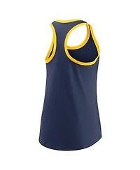 Women's Nike Navy Milwaukee Brewers Tech Tank Top