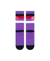 Men's Stance Toronto Raptors Stripe Crew Socks