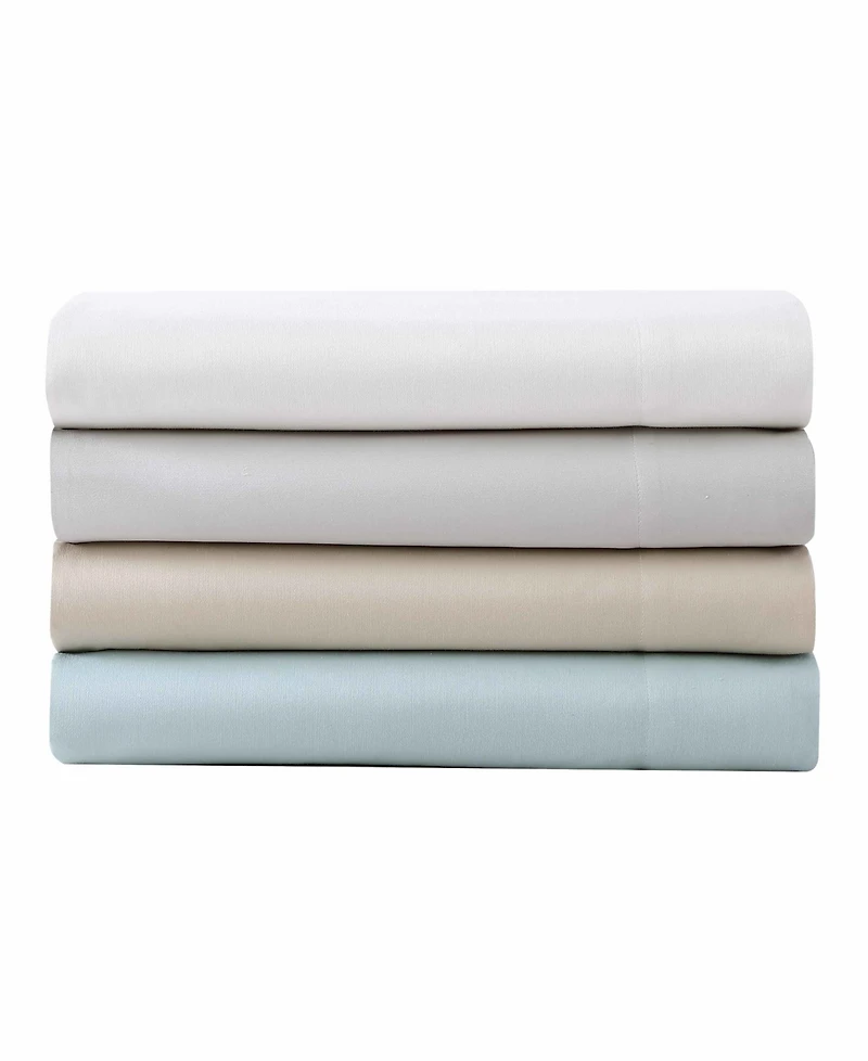 Closeout! Tommy Bahama Home Solid 1000-Thread Count Cotton Blend Sateen 6 Piece Sheet Set