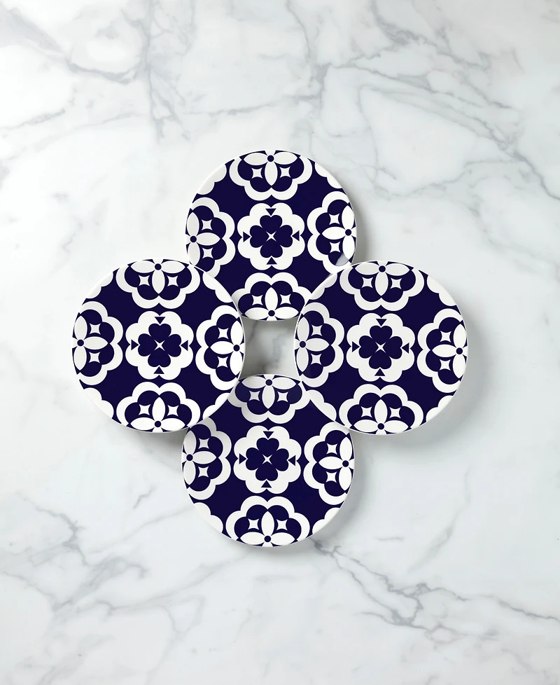 kate spade new york Elegant Geo Accent Plates, Set of 4
