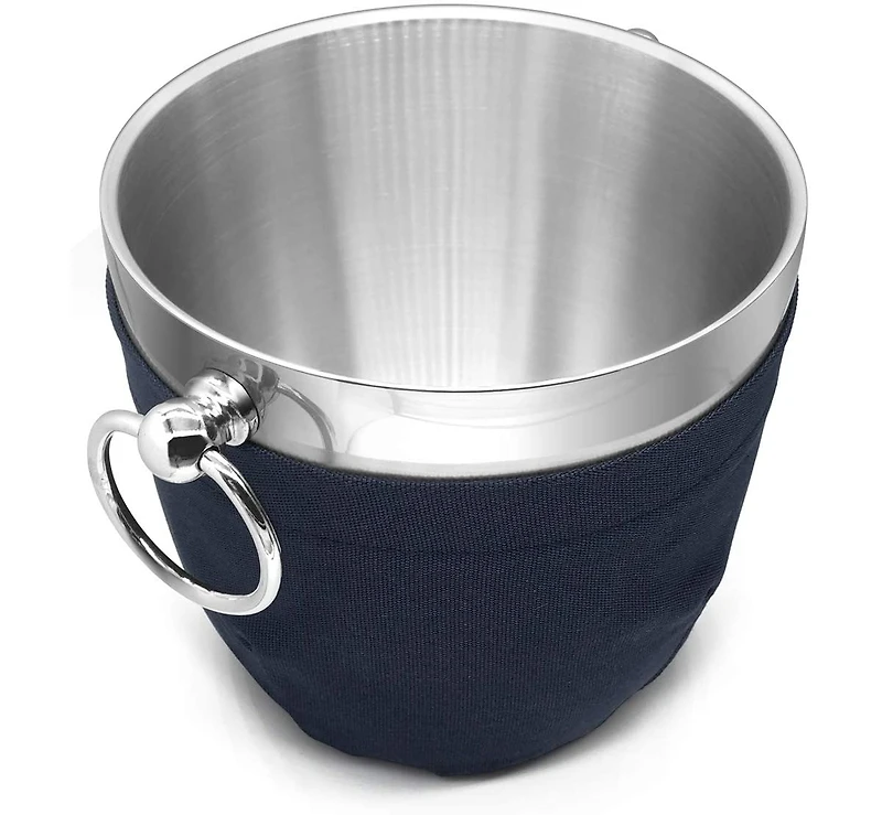 Mega Casa Megacasa 2.8 Liter Insulated Stainless Steel Ice Bucket with Ice Tongs and Lid