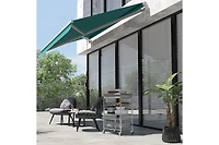 Outsunny 13' x 8' Manual Retractable Awning Sunshade Shelter,