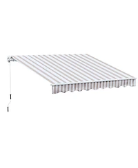 Outsunny Openable Outside Sun Shade for Window/Door to uce Heat in Your Home