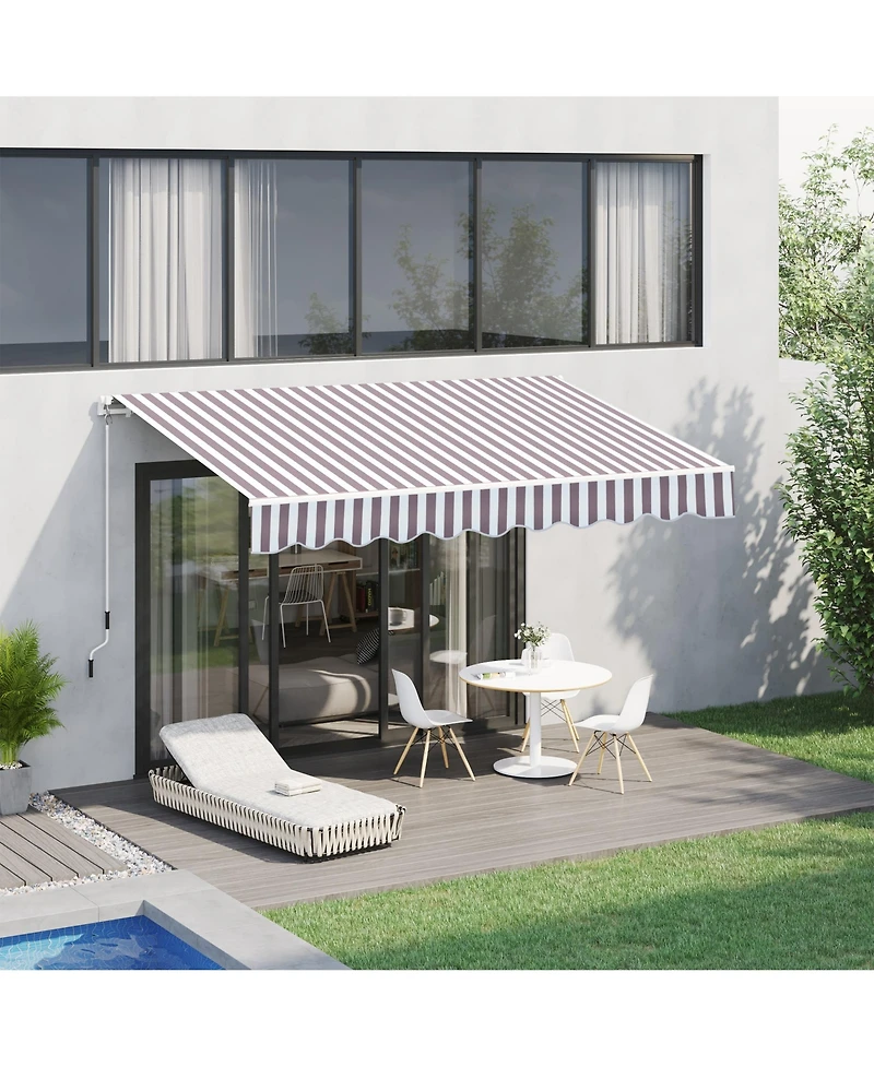 Outsunny Openable Outside Sun Shade for Window/Door to uce Heat in Your Home