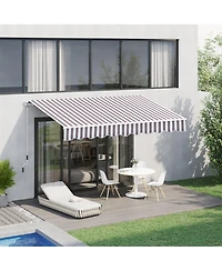 Outsunny Openable Outside Sun Shade for Window/Door to uce Heat in Your Home