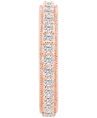 Diamond Beaded Edge Eternity Band (7/8 ct. t.w.) 14k Gold