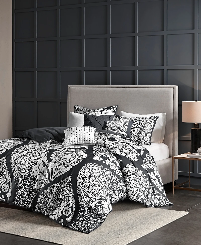 Madison Park Vienna 6-Pc. Duvet Cover Set, Full/Queen