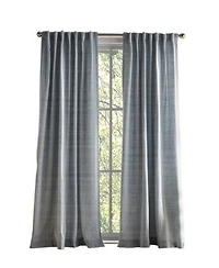 Tommy Hilfiger Herringbone Back Tab Dusty 2 Piece Curtain Panel Collection