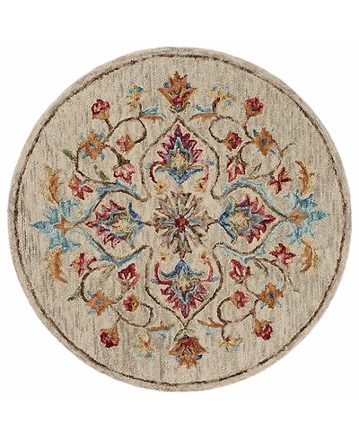 Lr Home Sweet Sinuo-102 4' x 4' Round Area Rug