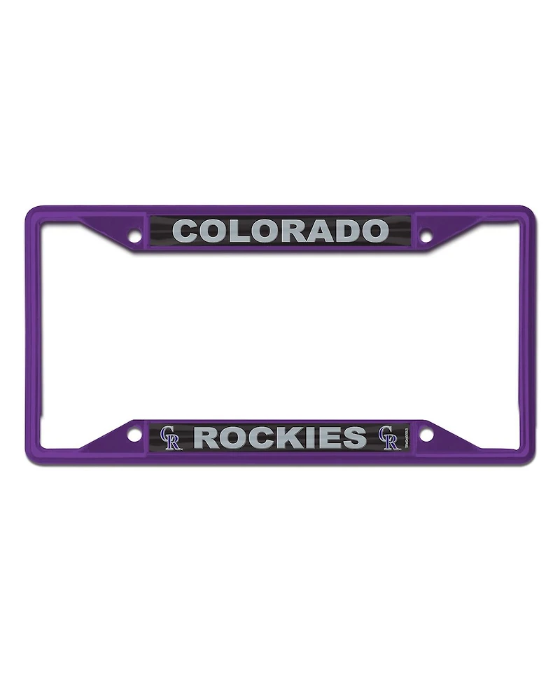 Wincraft Colorado Rockies Chrome Color License Plate Frame