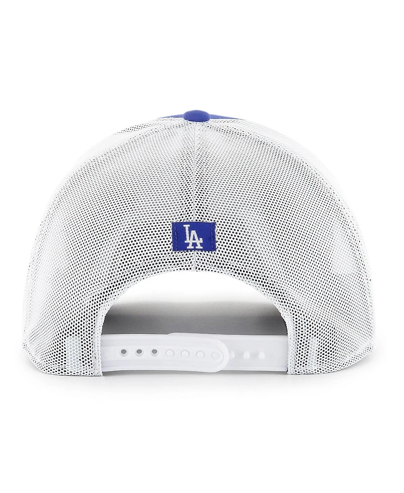 Men's '47 Brand Royal, White Los Angeles Dodgers Spring Training Burgess Trucker Snapback Hat