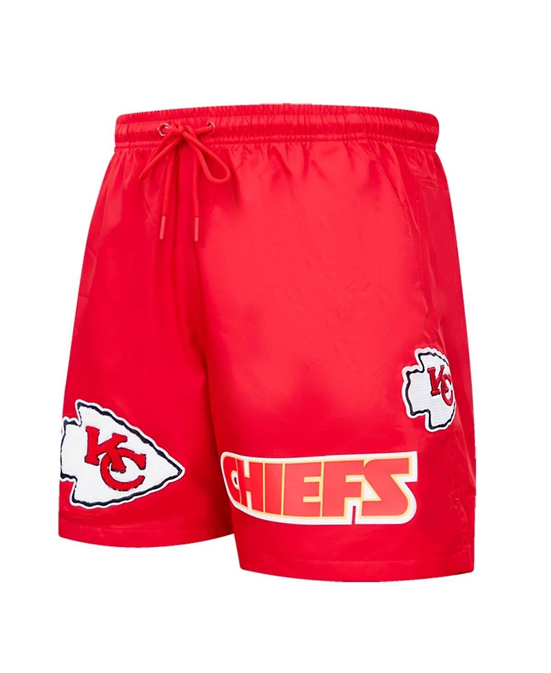 Men's Pro Standard Red Kansas City Chiefs Woven Shorts