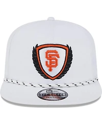Men's New Era White San Francisco Giants Golfer Tee 9FIFTY Snapback Hat