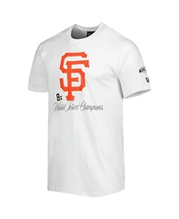 Men's New Era White San Francisco Giants Historical Championship T-shirt