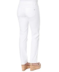 Democracy Women's Straight Leg Elastic Waistband Jeans