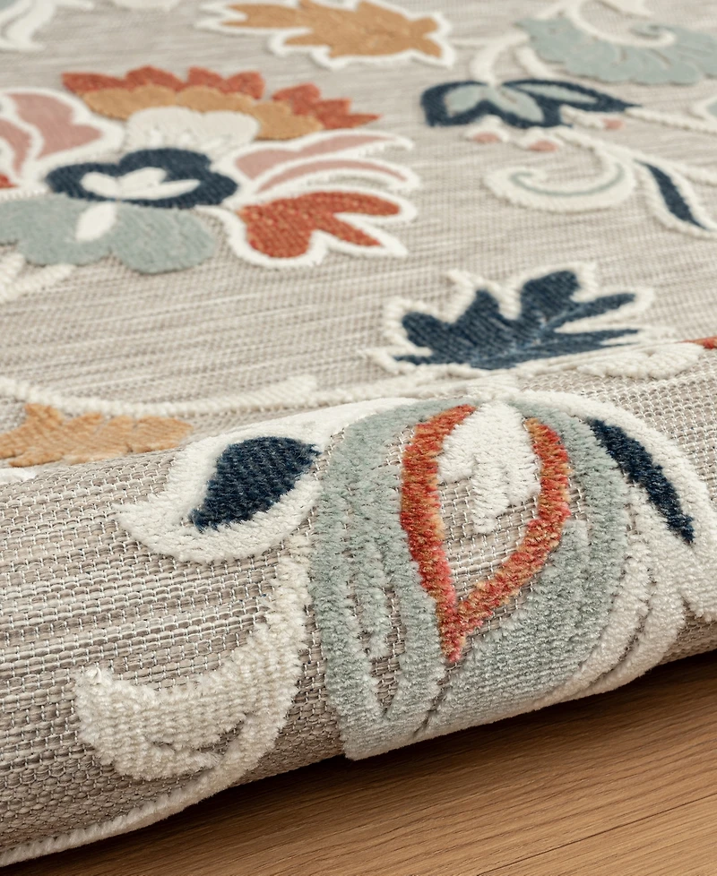 Closeout! Lr Home Vance-10C 7'9" x 9'9" Outdoor Area Rug