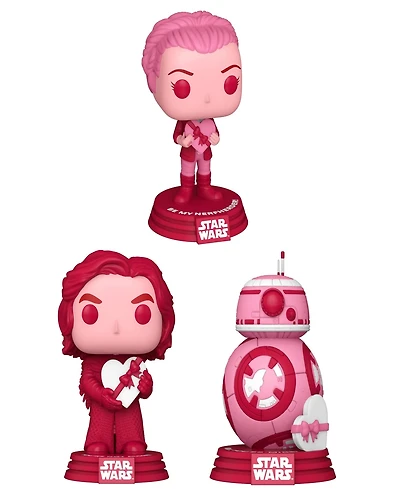 Funko Pop Star Wars Valentines Season 3 Collectors Set